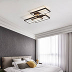 Arisha Rectangular Flush Mount Ceiling Light, 2 Colors