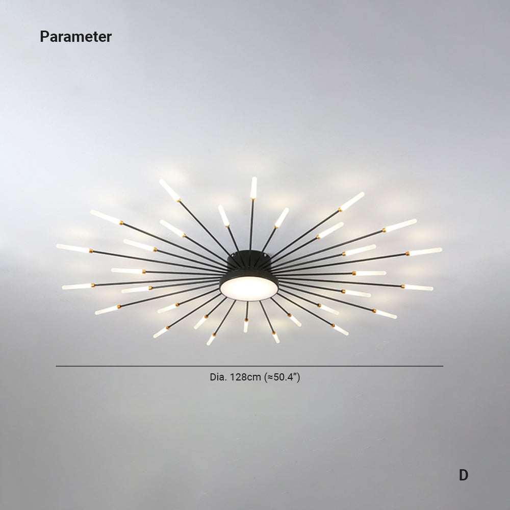 Arisha Ceiling Light Firework Modern Design LED Living Room Bedroom