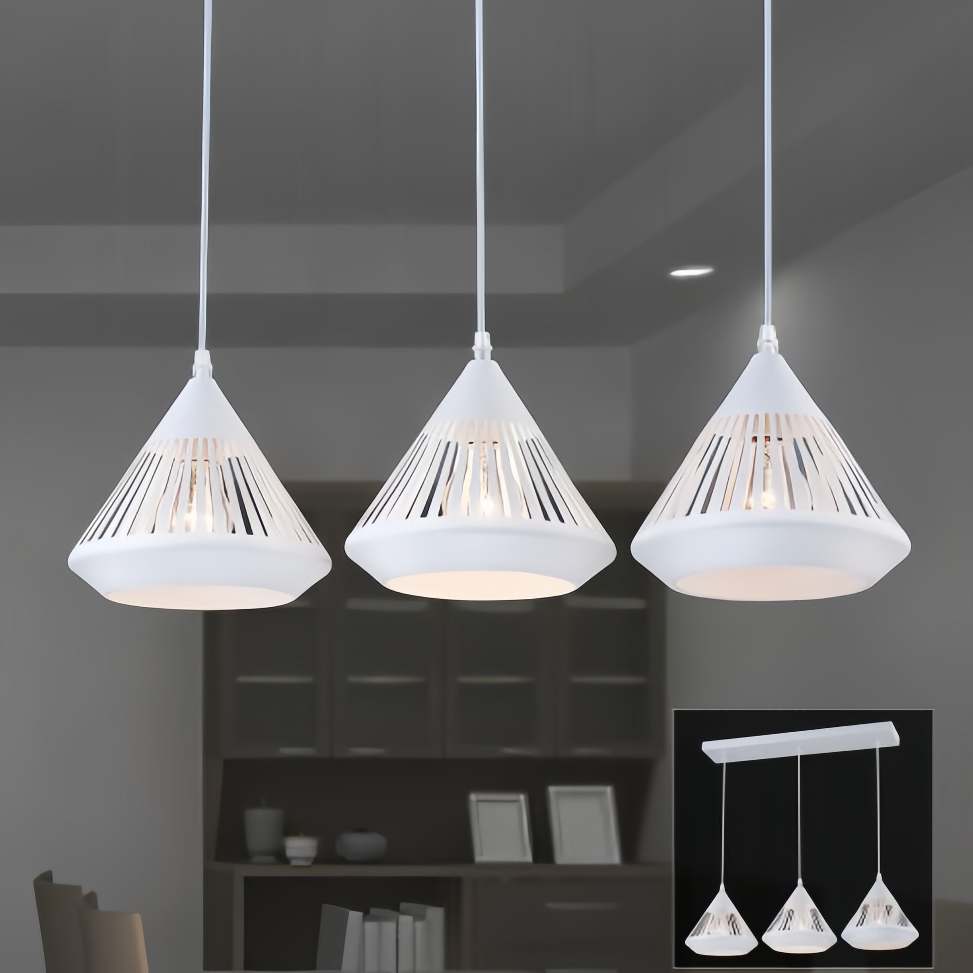 Arisha Modern Minimalist Metal Chandelier Bedroom