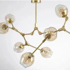 Molecular Designer Chandelier 8-Arm – Modern LED Ceiling Lamp