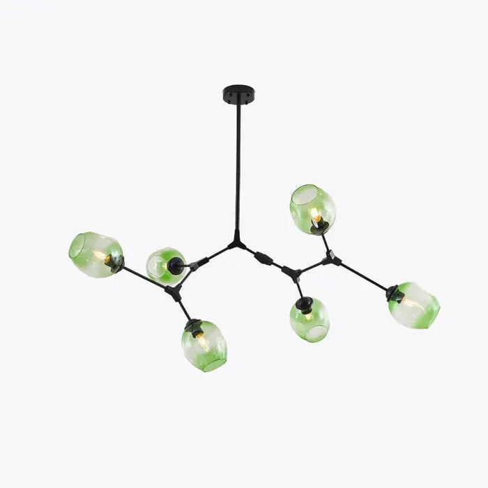 Molecular Designer Chandelier 8-Arm – Modern LED Ceiling Lamp