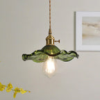 Vintage Hibiscus Pendant Light