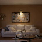 Modern Wood Grain LED Wall Light 1-Light