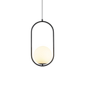 Claudine Bent Brass Pendant Lamp