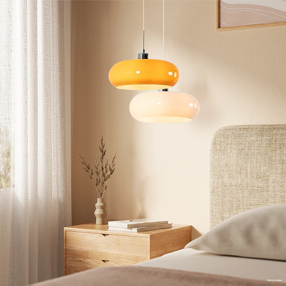 Cassian Nordic Bauhaus Glass Pendant Light