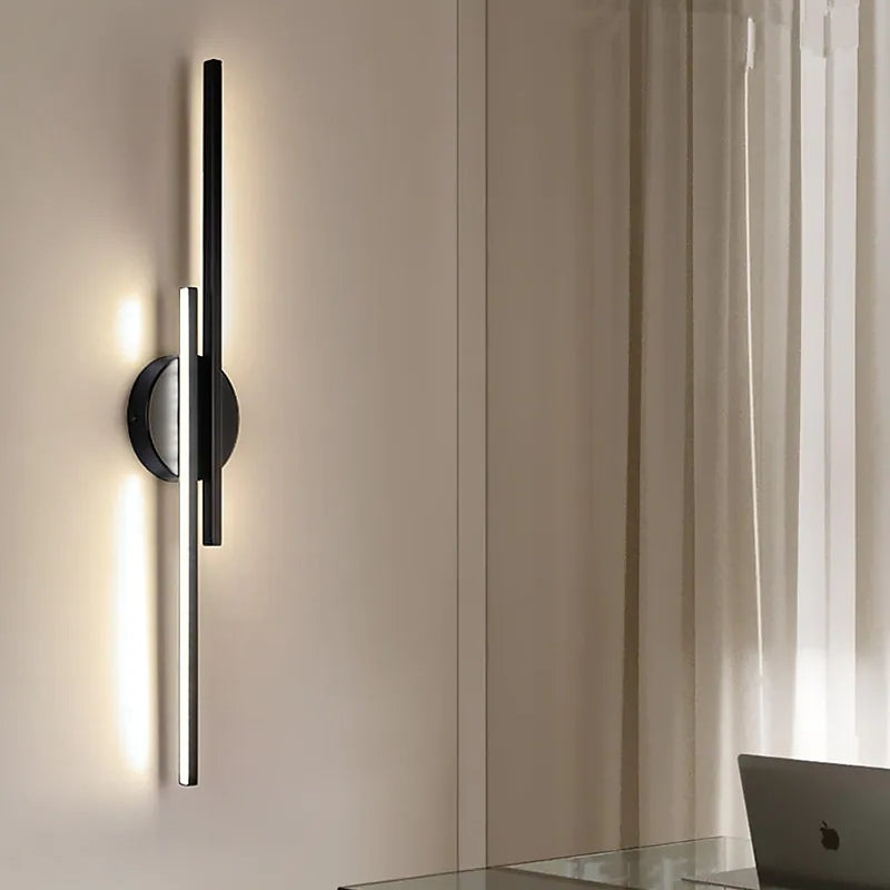 Elgo Modern Linear Wall Sconce for Bedroom
