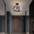 Rhea Glass Semi-Flush Mount Ceiling Light/Pendant Light