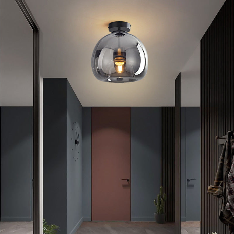 Rhea Glass Semi-Flush Mount Ceiling Light/Pendant Light