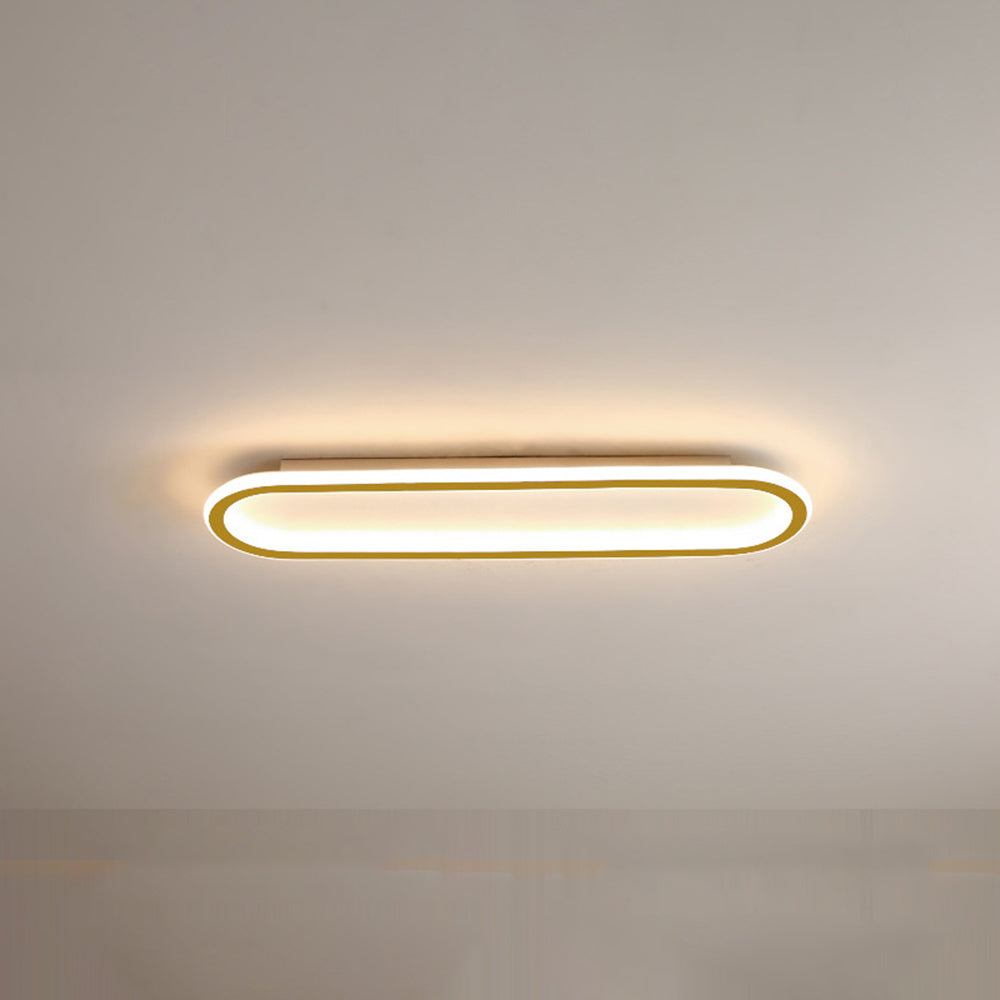 Arisha Ceiling Light Rectangular Black/Gold Bedroom/Living Room