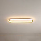 Sana Minimalist Oval Ceiling Light Black/Gold/Rose Gold