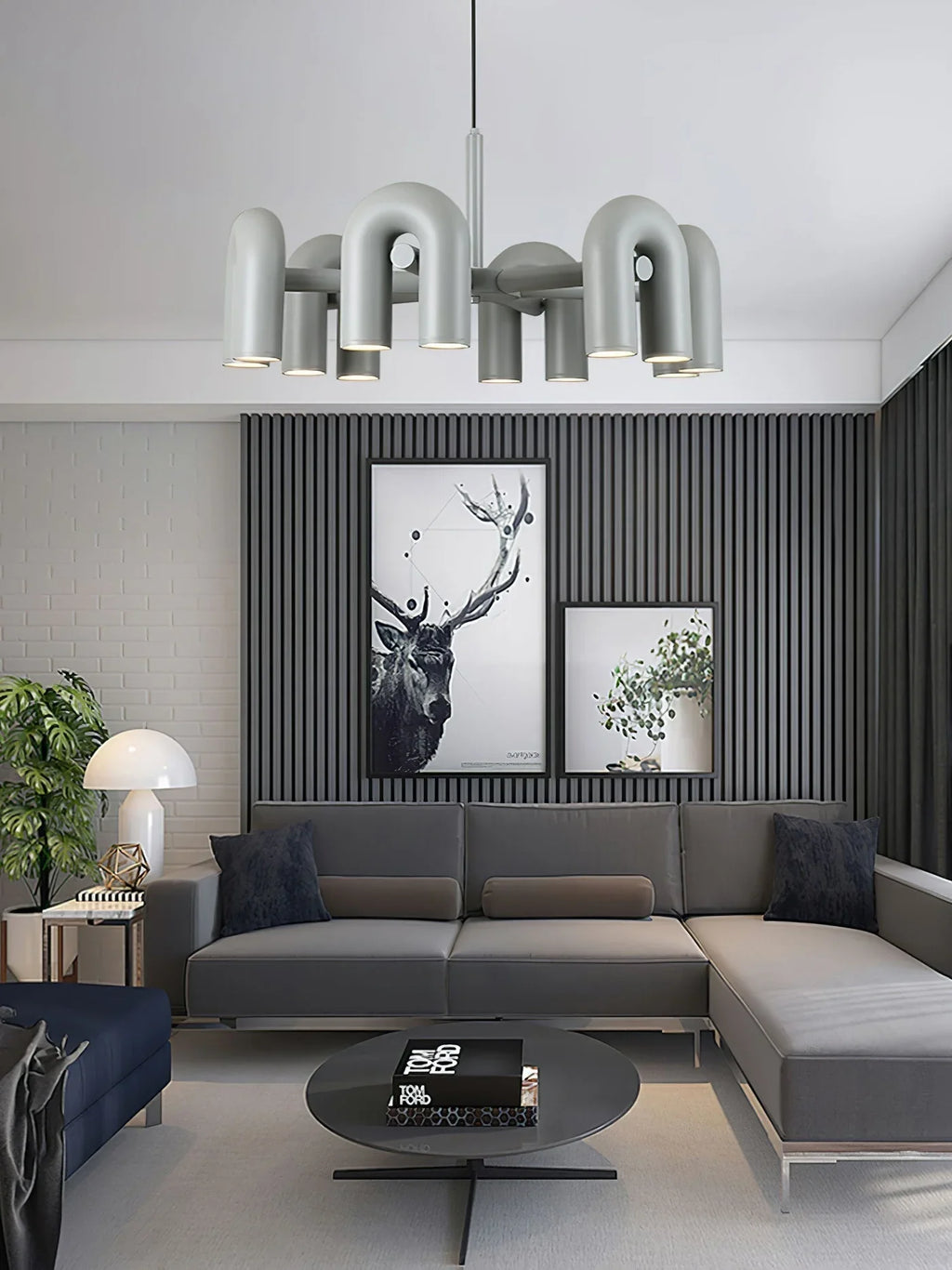 Designer Hanging Lamp with Sculptural Form – Modern Lighting