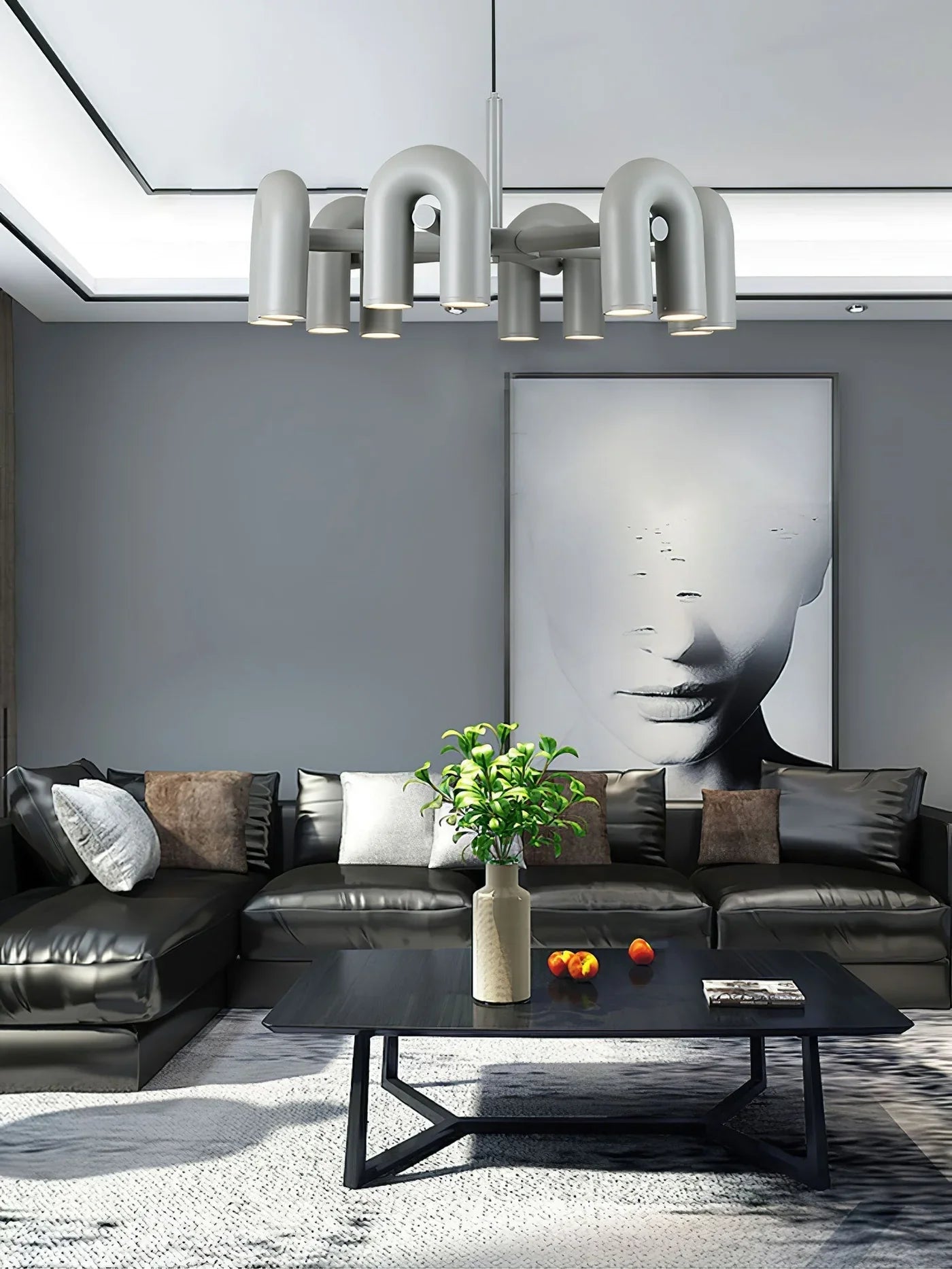 Designer Hanging Lamp with Sculptural Form – Modern Lighting