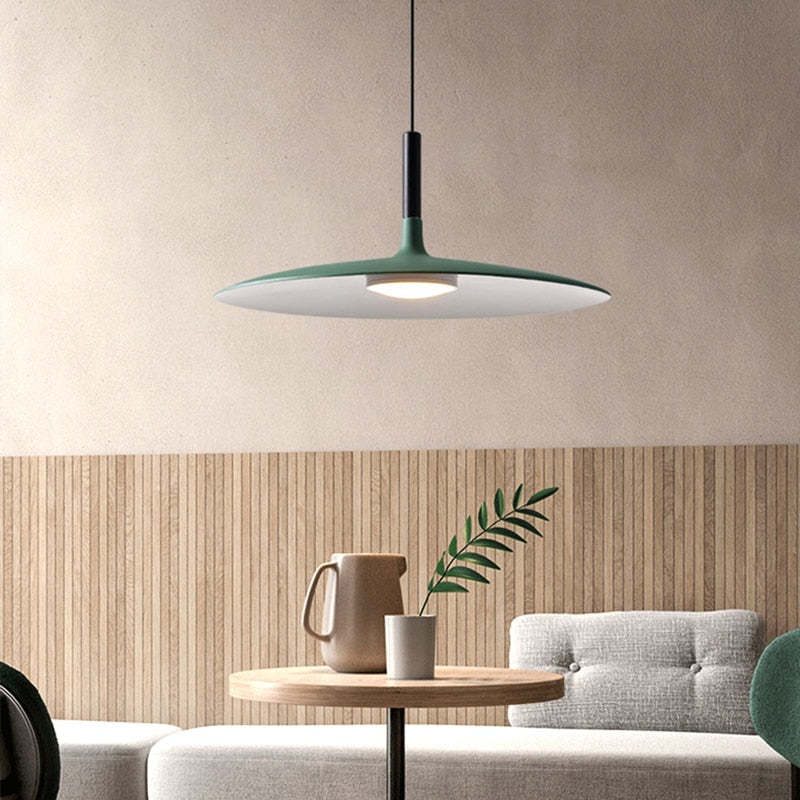 Aria Pendant Light Dome Black/Red/White/Light Gray/Army Green
