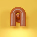Modern LED Wall Lamp in Arch Shape