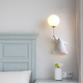 Bear Balloon Wall Sconce Modern Animal Bear Balloon. White/Blue/Pink. Living Room