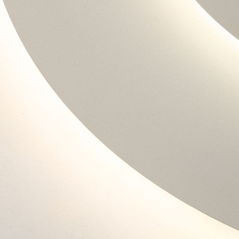 Arisha Modern Round LED Ceiling Light White Living Room/Bedroom D50CM