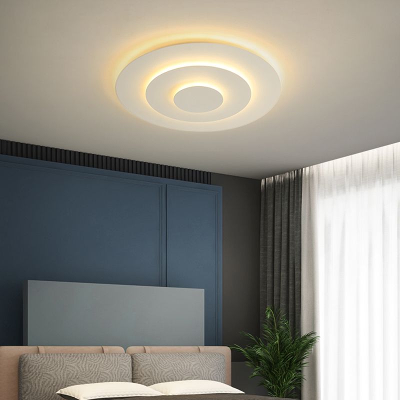 Arisha Modern Round LED Ceiling Light White Living Room/Bedroom D50CM