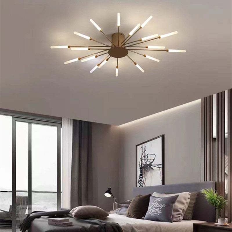 Wesley Ceiling Light Fireworks Artistic Design Black/Gold