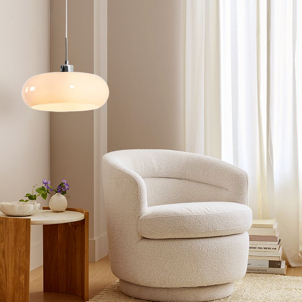 Cassian Nordic Bauhaus Glass Pendant Light