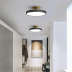 Modern Brass Round LED Ceiling Light 1-Light