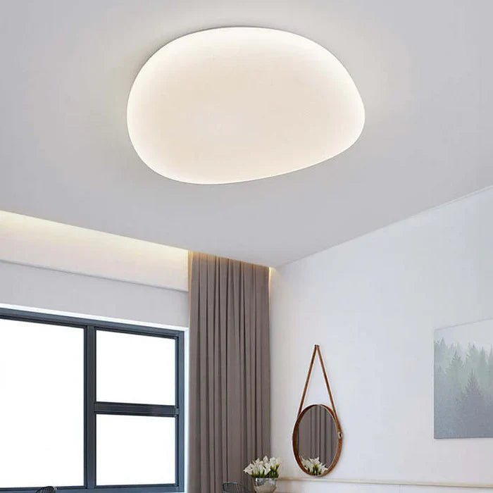 Organic LED Ceiling Lamp Natural Stone Shape