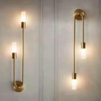Rime Modern Wall Sconce for Bedside Gold 2 PCS