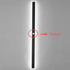 Arisha Modern LED Outdoor Wall Light Black Metal Garden/Balcony
