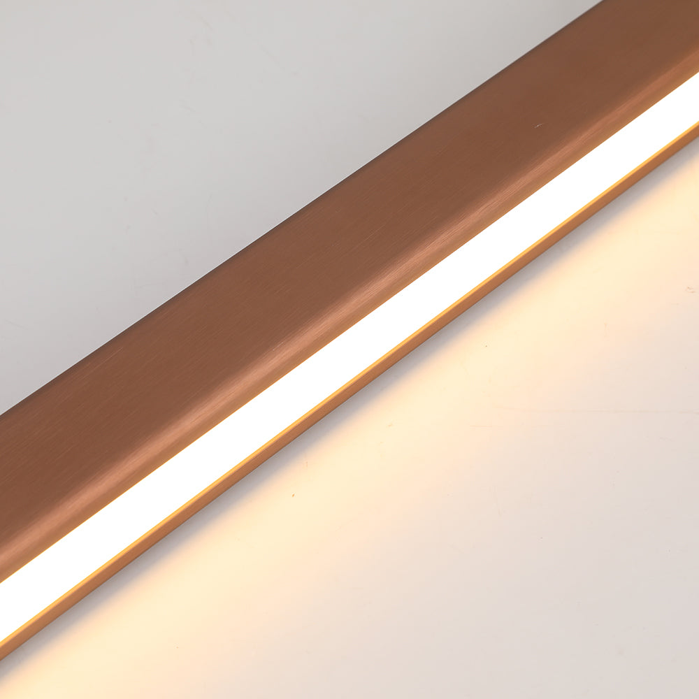 Thala Modern Linear Metal LED Pendant Light Black/Brown