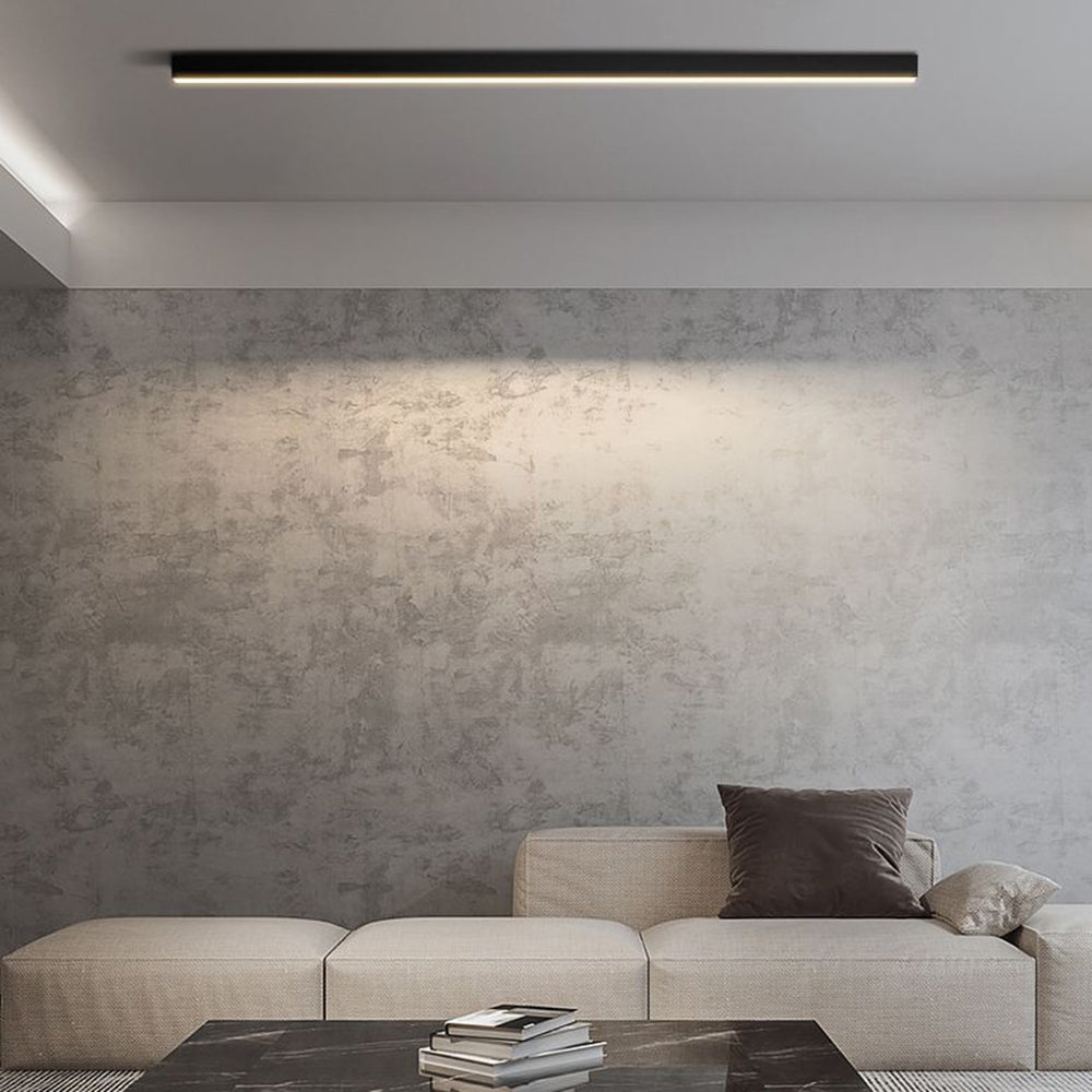 Arisha Ceiling Light Linear Modern LED Black Living Room Metal