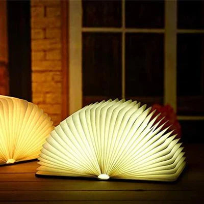 Foldable Book Lamp with Warm LED Light - StoryGlow