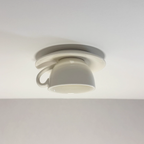 Valentina Modern Ceiling Light, Blue/Pink/Yellow, Coffee Cups, Ceramic, Bedroom