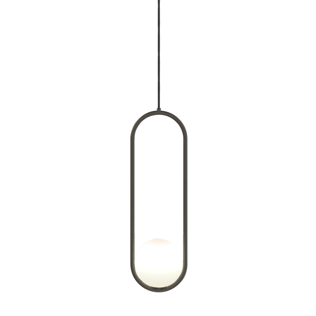 Claudine Bent Brass Pendant Lamp
