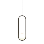 Claudine Bent Brass Pendant Lamp