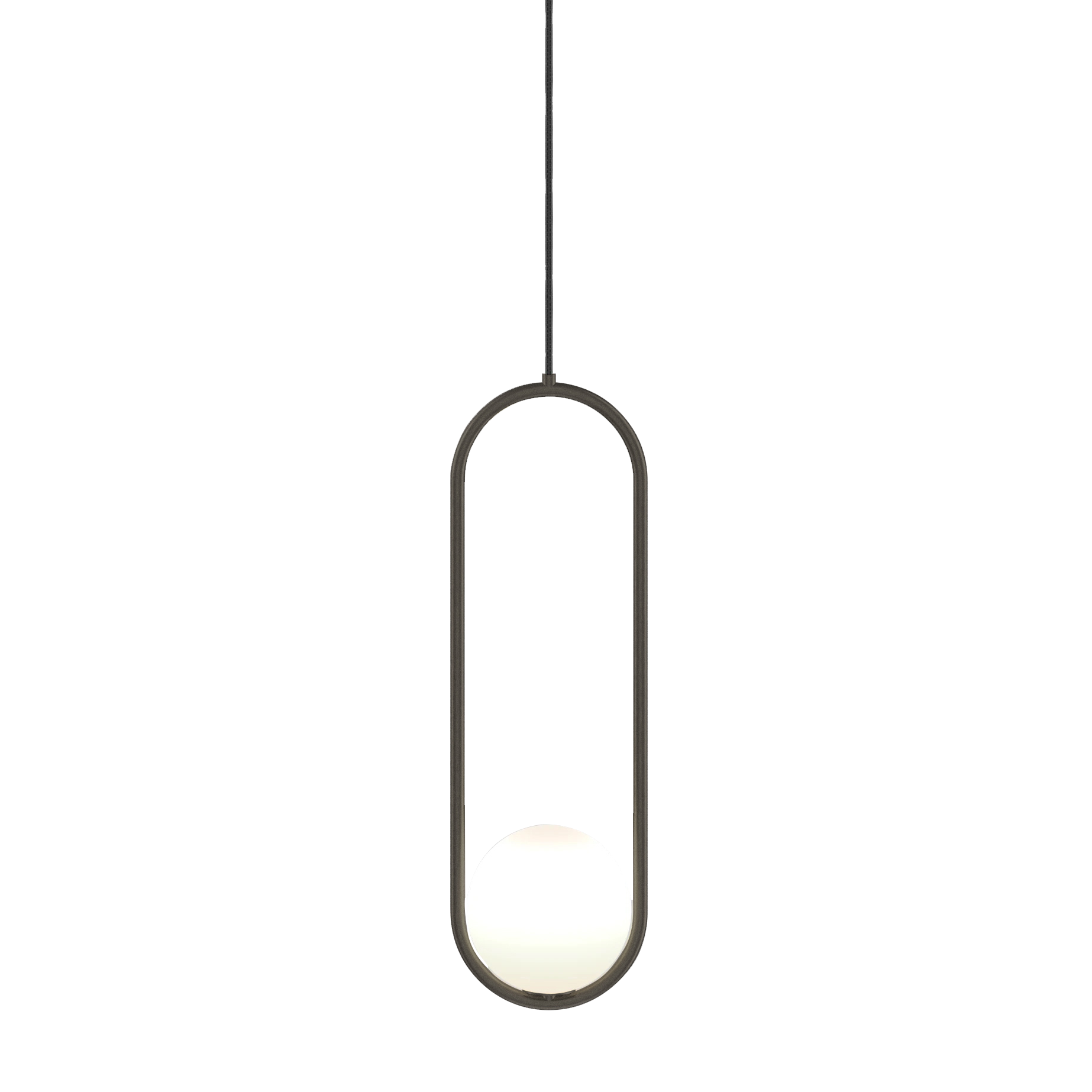 Claudine Bent Brass Pendant Lamp