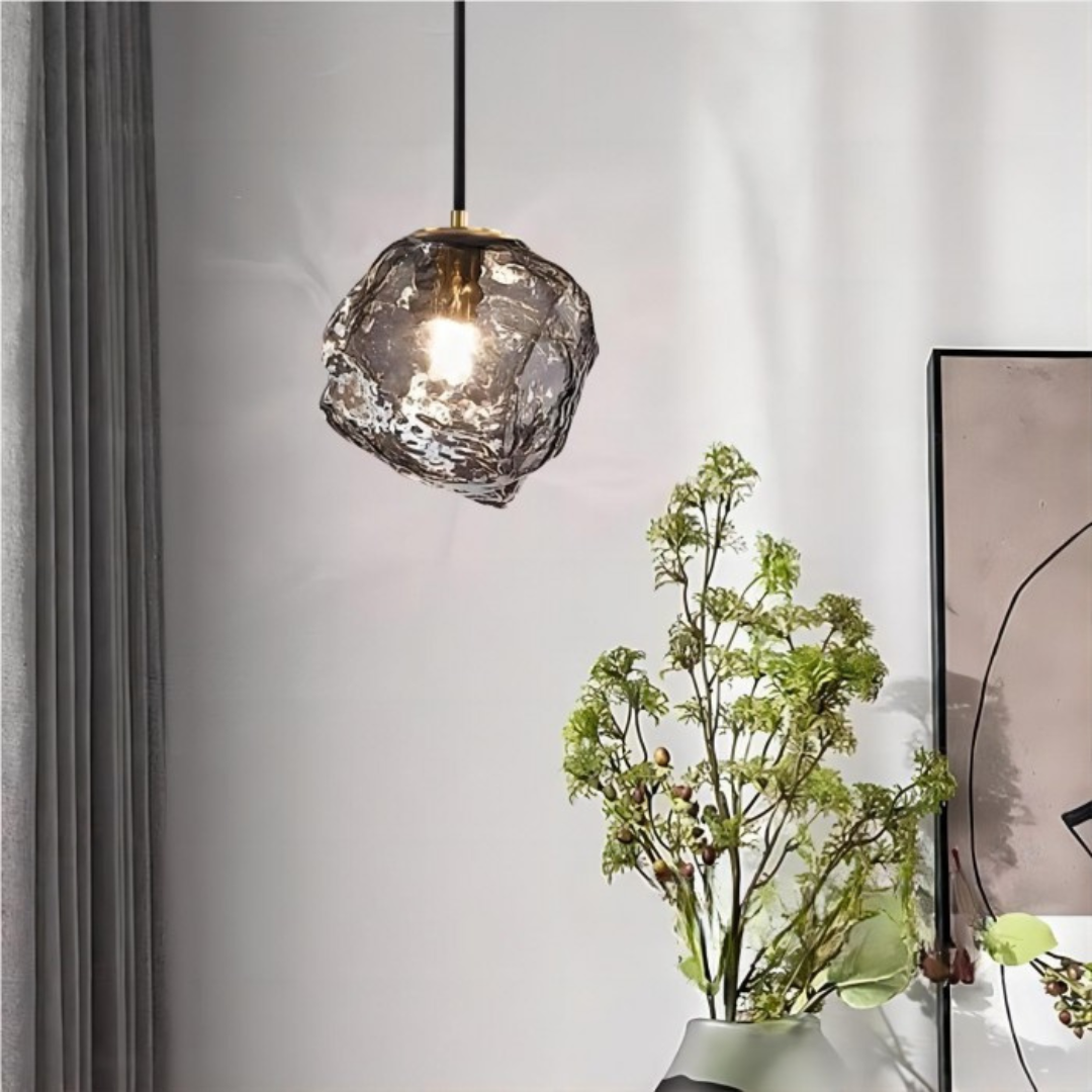 Lumenos Glass Pendant Lamp - Stylish Pendant Lamp for Dining Table