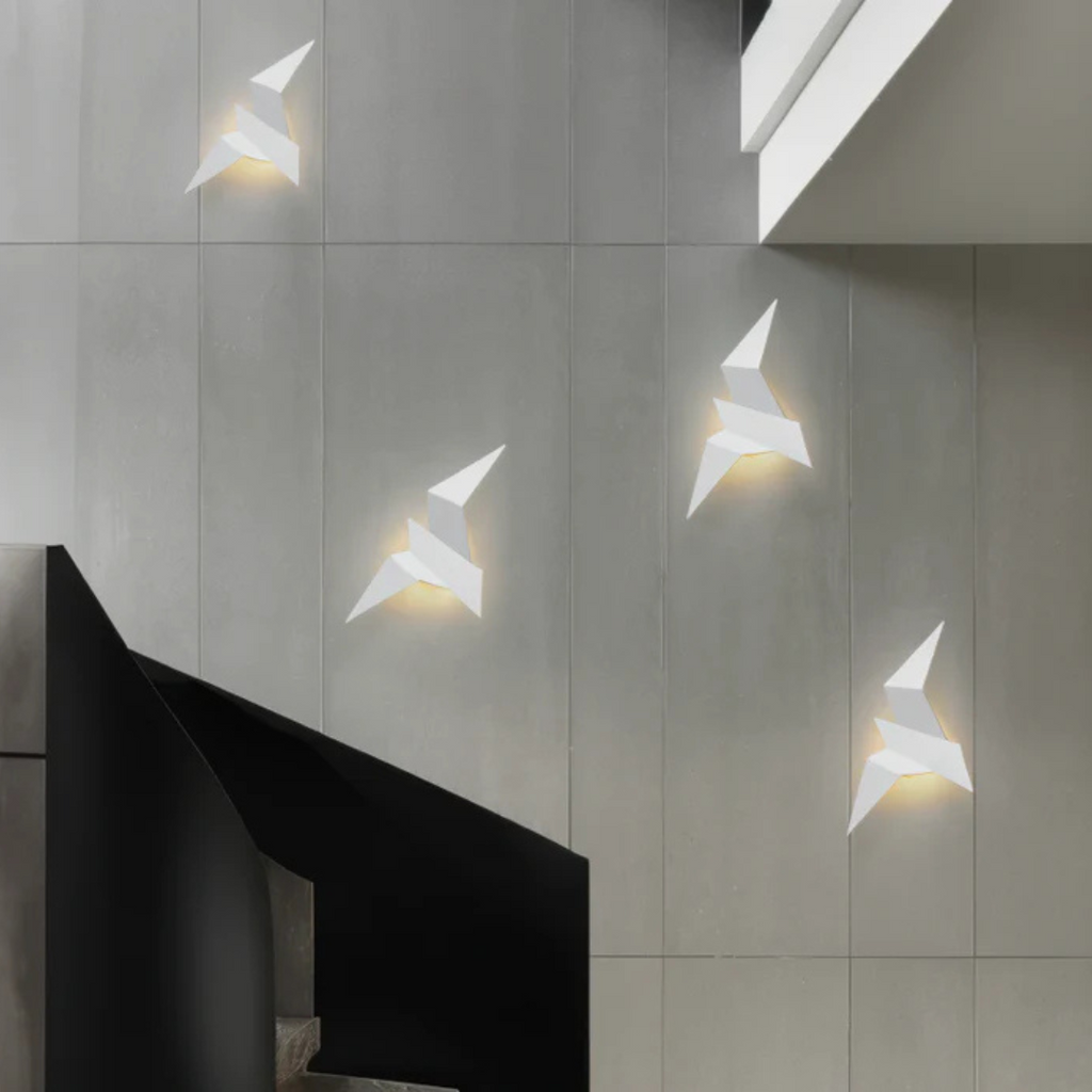 Origami Wall Lamp - Unique Indoor Lighting