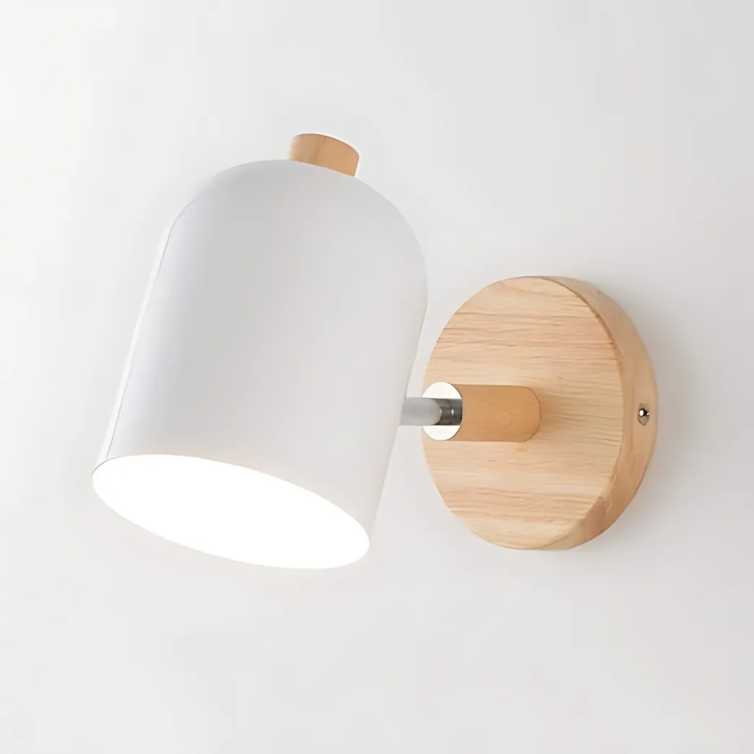 Drelis - Scandinavian Wooden Wall Lamp