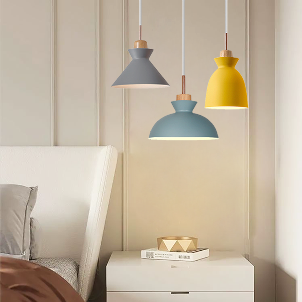 Valarie Scandinavian Wood Pendant Light