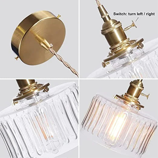 Vintage Crystal Pendant Light - Celeste