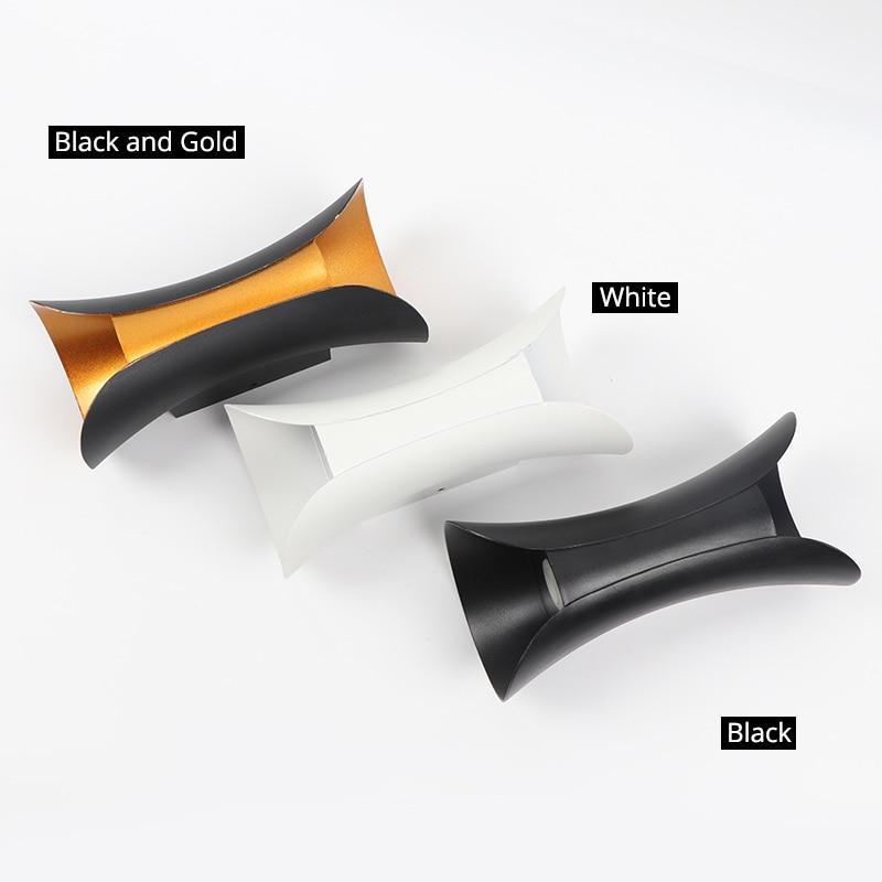 Noxel Simple Wall Sconce Black/White/Gold Courtyard