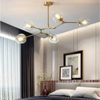 Molecular Designer Chandelier 8-Arm – Modern LED Ceiling Lamp