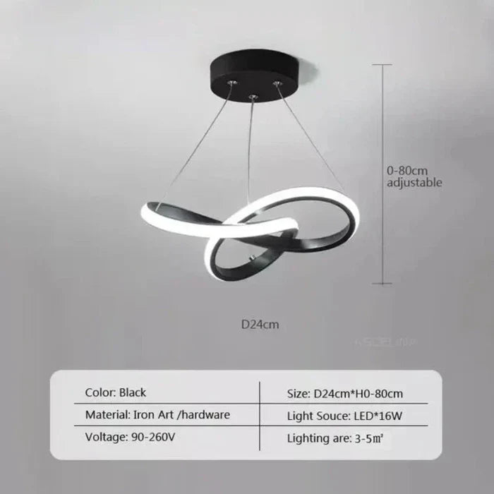 Modern LED Ceiling Light - WaveGlow