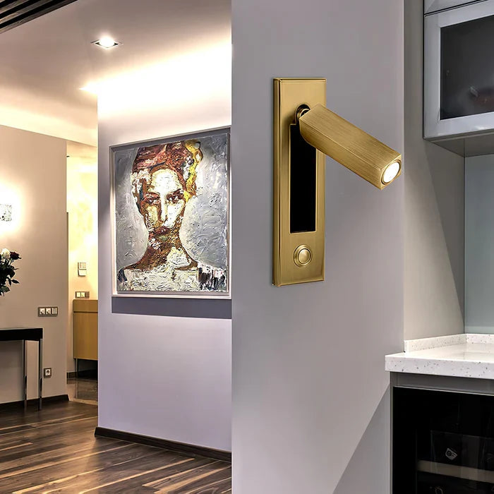 Modern Adjustable Wall Lamp Above Bed