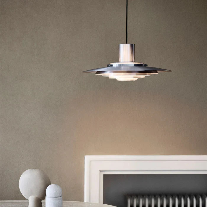 Retro Hanging Lamp Made of Aluminum – Layered LED Lamp