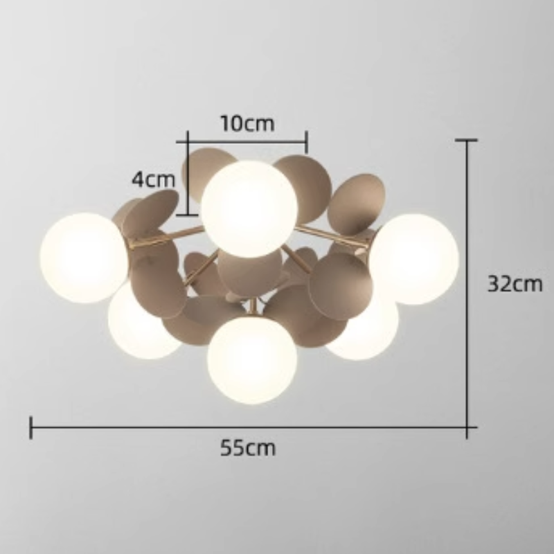Nexen Multicolored Flower Branch Chandelier Living Room