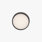 Ray Modern Round Metal/ Outdoor Waterproof Wall Lamp, Black