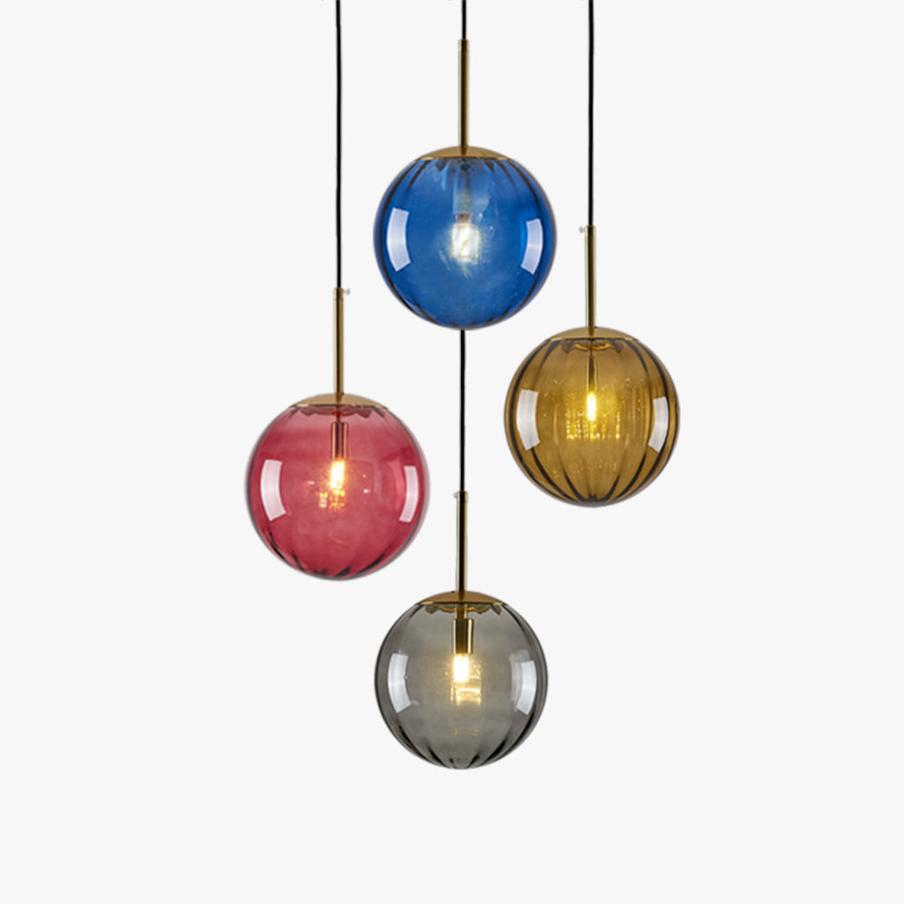 Lexa Modern Metal/Glass Pendant Light