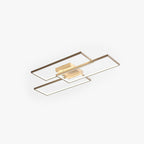 Arisha Rectangular Flush Mount Ceiling Light, 2 Colors