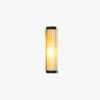 Yoru Semi-Cylindrical Wall Sconce. Metal/Glass. Outdoor