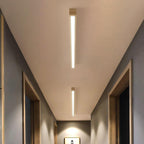 Arisha Linear Slim Ceiling Light, Wood